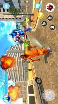 Super Flying Robot Hero: Captain City Rescue 3D游戏截图3