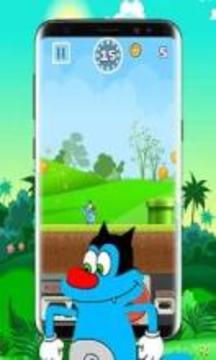 Super Oggy Jungle Run Adventure游戏截图1