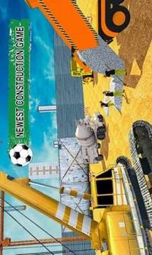 Football Stadium Construction Zone Crane Operator游戏截图1