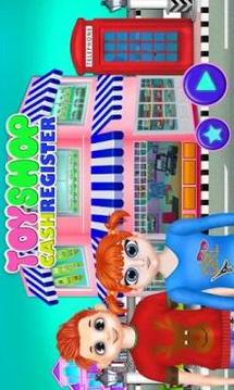 Toy Store Shopping Mall: Cash Register Girl Game游戏截图1