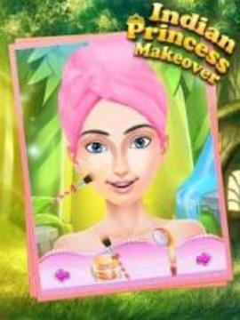 Indian Princess Makeover - Dressup & Makeup Salon游戏截图4