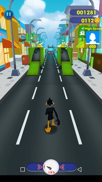 Lonney tunes dash : daffy subway escape 3D游戏截图3