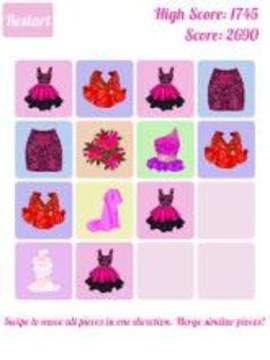 Fashion 2048 - Рuzzle game for girls游戏截图2