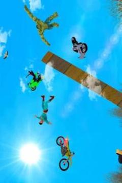 Superhero Bike Impossible Ramps City Stunts游戏截图4