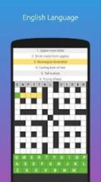 English Crossword Puzzles Game Free游戏截图4