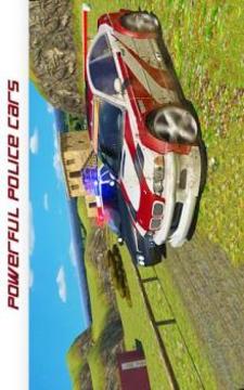 Police Car : Crime Chase Offroad Driving Simulator游戏截图4