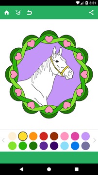 Horse Coloring Pages游戏截图2