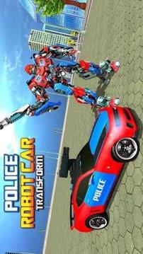 Muscle Robot Car Transformation Flying Robot Games游戏截图1