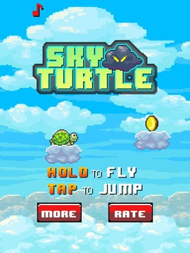 Sky Turtle Impossible Game游戏截图4