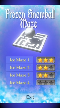 Frozen Snowball Maze游戏截图5