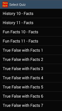 Trivia Facts Lite游戏截图3
