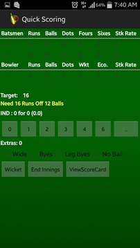 Quick Cricket Scorer游戏截图5