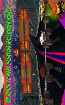 Monster Truck Racing Halloween Town游戏截图2