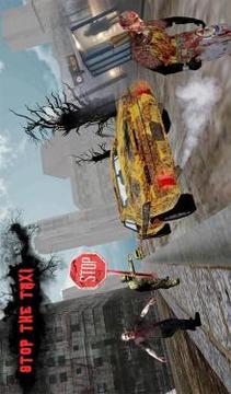 Zombie Taxi Driver Game Dead City游戏截图4