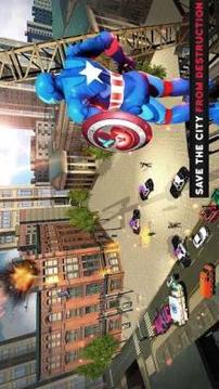 Super Flying Robot Hero: Captain City Rescue 3D游戏截图5