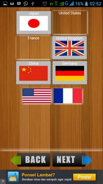 QUIZ : Nation Flag游戏截图3