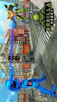 US Army Robot Gorilla Rampage – Gorilla Attack 3D游戏截图1