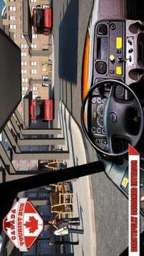 Canada Tourist City Coach Bus Driving Simulator 18游戏截图2