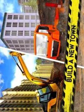 Heavy Excavator: City Road Construction 2018游戏截图1