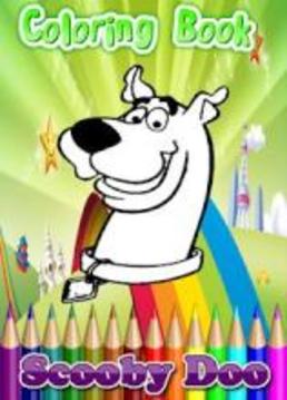 Coloring Book For Scooby And Dog Pages游戏截图1