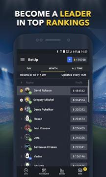 BETUP - Sports Betting Game & Live Scores游戏截图4
