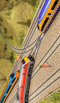 印度火车城市临驾驶2 - 火车比赛游戏截图3