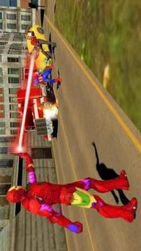 Flying Iron Superhero Man 2018-City Rescue Mission游戏截图4