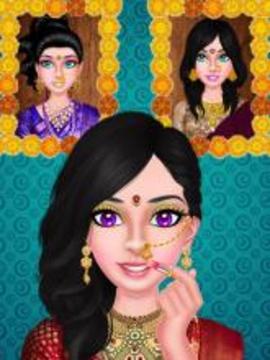 Indian Wedding Bride Dress up & Makeover游戏截图2