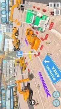 Construction Machines Parking Simulator 2018游戏截图2