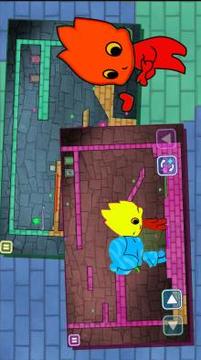 Redboy and icegirl in Light Temple Maze : game kid游戏截图2
