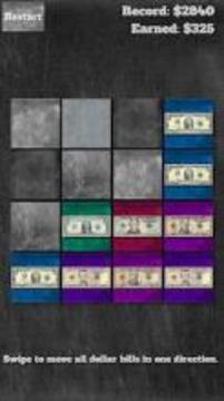 2048 Dollars - Money Puzzle游戏截图1