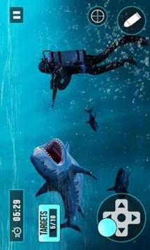 Underwater Shark Hunt Scuba Diving Sniper Shooter游戏截图1