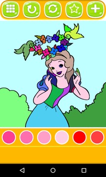 Coloring For Kids - Princess游戏截图3