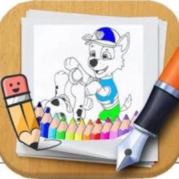 Paw Patrol coloring book by fans游戏截图1