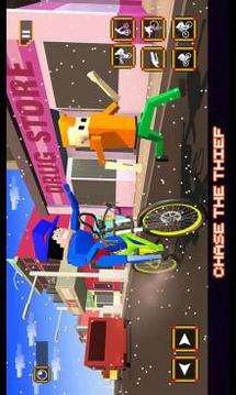 Blocky Cops Police Bicycle游戏截图4