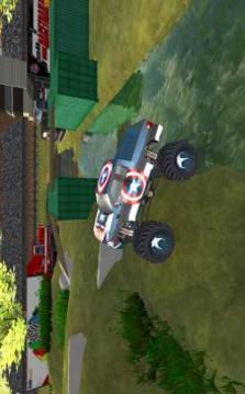 Super Heros Monster Truck Stunt Parking游戏截图1