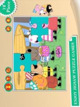 Pig Family Jigsaw Puzzle游戏截图4