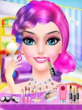 Candy Makeup Artist - Sweet Salon Games For Girls游戏截图2