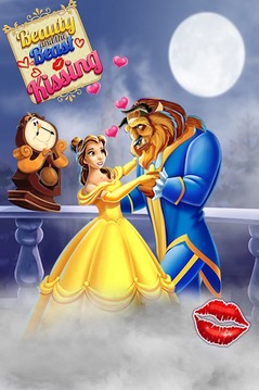 Princess Belle and Beast Kiss游戏截图1