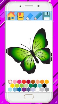 Butterfly Coloring Book - Coloring Butterfly 2018游戏截图5