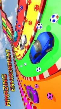 Superheroes Water Slide Colors Car Racing游戏截图5