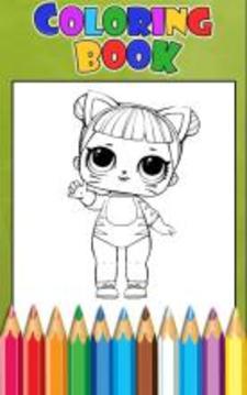 How To Color LOL Surprise Doll -lol ball pop 1游戏截图3