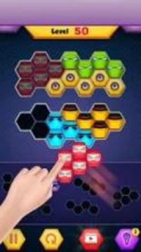 Super Blocks Hexa Puzzle - 2018游戏截图1