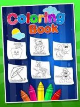 A to Z Coloring book & Alphabets For Kids游戏截图4