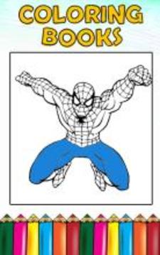 How To Color Spider-Man (Spider Games)游戏截图4