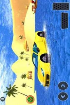 Water Car Race Impossible Stunt Racing游戏截图1