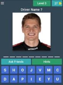 INDYCAR DRIVER GUESS游戏截图4