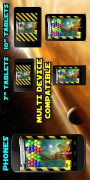 Bubble Shooter Space FREE游戏截图3