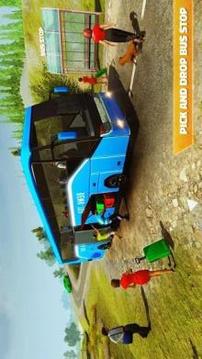 Offroad Bus Hill Driving Sim: Mountain Bus Racing游戏截图1
