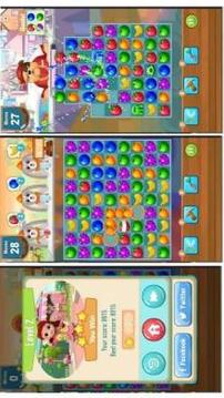 Rainbow Fruits Match Ruby Jelly Juice游戏截图4